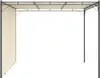 vidaXL Gartenpavillon mit Seitenvorhang 3x3x2,25 m Creme Produktbild-Vorschau 2