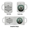 Kaffeetasse mit gruseligem Geisterhaus Motiv und Spruch - Produktbild-Vorschau 4