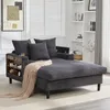 LVHOM Schlafsofa mit LED & USB, Chaiselongue mit Produktbild-Vorschau 9