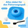 Anti-Schling Hundenapf mit Rollball Saugnapf Leckmatte Produktbild-Vorschau 3