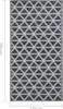 vidaXL Outdoor-Teppich ARAKIL Schwarz 120x180 cm PP Produktbild-Vorschau 7