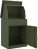 vidaXL Paketdrop-Box mit Speicher Olivgrün 47,5 x 38 x 59 Produktbild-Vorschau 4