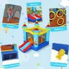 Hüpfburg mit Rutsche, Ballwurfspiel und lustiger Produktbild-Vorschau 2