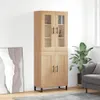vidaXL Deska wysoka dąb sonoma 69,5x34x180 cm Materiał Podgląd zdjęcia produktu 1