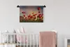 MuchoWow® Wandteppich Wandbehang Mohnblumen - Blumen - Produktbild-Vorschau 2