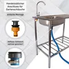 Westerholt 2304 Edelstahl Outdoor Camping Waschtisch Spüle Produktbild-Vorschau 9