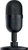 A black Razer Seiren Mini microphone on a white background. Podgląd zdjęcia produktu