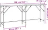 vidaXL Konsolentisch Räuchereiche 180x29x75 cm Produktbild-Vorschau 7