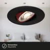 Briloner Luminaires encastrés LED 5W noir-mat 3xPlaque LED Voir les images du produit 4