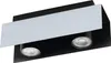 EGLO 97395, 2 žárovek, LED, GU10, 400 lm, Hliník, Černá, Náhled obrázku produktu 1