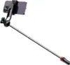 A selfie stick with a phone holder is extended, with a smartphone attached. Anteprima dell’immagine prodotto