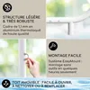 Blumfeldt Tonnelle de Jardin Aluminium 3x3 m avec Roues, Voir les images du produit 3