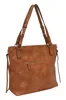 L.CREDI Schultertasche Jana Shopper Cognac hellbraun Produktbild-Vorschau 4