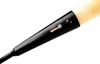 Close-up of the connection between a black metal ferrule and a wooden handle of a garden tool. Produktbild-Vorschau