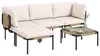 Outsunny Polyrattan Gartenmöbel Set 5-teilig Lounge Set mit Produktbild-Vorschau 1