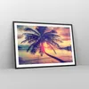 Gerahmtes Poster - Schwarzer Rahmen - Meer Strand Palme - Produktbild-Vorschau 8