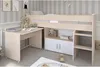 Lit combiné enfant Parisot ZOLA, 90x200 cm, Avec bureau, 2 Voir les images du produit 1