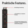 Grendosa 4-Way 2 m Black - 4 x Grounded Plug TYPE F Voir les images du produit 10