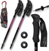 FIZAN Trekkingstock Compact 3  Rot verstellbar 59-132 cm Produktbild-Vorschau 1