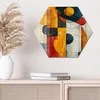 DEQORI Glasbild Echtglas 55x48 cm 'Geometrischer Produktbild-Vorschau 4