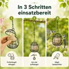 Vogelfutterhalter 4er Set Metall, 360° Futterspender für Produktbild-Vorschau 9
