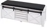Sitzbank mit Staufächern MCW-H53, Polsterbank Sitz-Kommode, Produktbild-Vorschau 1