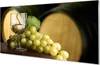 Glasbilder 100x50 Wandkunst Ein Glas grape barrel Produktbild-Vorschau 1