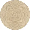 vidaXL Tappeto fatto a mano in iuta con disegno a spirale Anteprima dell’immagine prodotto 5
