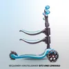 Kinder Roller Kinderscooter Dreiradscooter mit LED Räder Produktbild-Vorschau 9