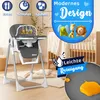 KIDUKU® Hochstuhl Baby 3in1 mit Neugeborenenaufsatz + Produktbild-Vorschau 8