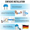 QEENTOE Aluminium Fahnenmast 6,50m mit Deutschlandfahne Produktbild-Vorschau 5