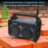 Soundmaster DAB85BL, Przenośny, DAB+, FM, 10 W, Czarny, Podgląd zdjęcia produktu 11