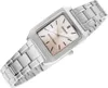 A silver Casio watch with a light pink dial. Produktbild-Vorschau
