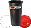 TOPANBIETER 999 Gelber Sack Eimer 3 Teile: Deckel ROT - Produktbild-Vorschau 1