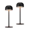Two black table lamps with dome-shaped shades and thin stands are shown against a white background. Náhľad obrázku produktu