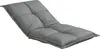 A gray floor chair is shown against a white background. Voir les images du produit