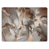 MuchoWow® Mauspad Mousepad Grau - Gold - Marmor - Produktbild-Vorschau 1