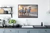 MuchoWow® MuchoWow® Gerahmtes Poster Pferde - Sonne - Produktbild-Vorschau 3