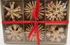 60 Stück Weihnachtsanhänger Stroh Sterne 6 cm Strohsterne Produktbild-Vorschau 2