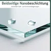 SONNI Schwarzes Duschabtrennung 90x195cm Pendeltür Falttür Produktbild-Vorschau 5