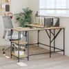 A modern home office setup with a desk and chair. Produktbild-Vorschau