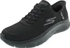 A black SKECHERS Go Walk Flex shoe is shown from a side angle against a white background. Produktbild-Vorschau