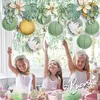 YBwanli Eukalyptus Salbeigrün Papierlaternen Set 13-teilig Produktbild-Vorschau 5