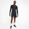 Nike M Np Top Ls Tight Black/White Xl Produktbild-Vorschau 9
