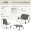 tectake® Nora sedací skupina pro 4 osoby Náhled obrázku produktu 5