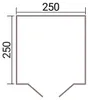 Gartenhaus Killarney, 250x250cm, Naturbelassen, 28mm Produktbild-Vorschau 6