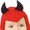 Dämonisches Halloween Kostüm Flügel Rot Teufel Kapuze Horn, Produktbild-Vorschau 2