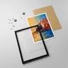 Gerahmtes Poster - Schwarzer Rahmen - Manarola Bunt Öl - Produktbild-Vorschau 4