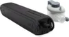 A black pump and a clear and gray accessory are shown against a white background. Produktbild-Vorschau
