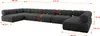 ALTDECOR Modulares Sofa Ecksofa in U-Form - Garvo-U3 - Produktbild-Vorschau 5